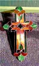 Amber Celtic Cross
